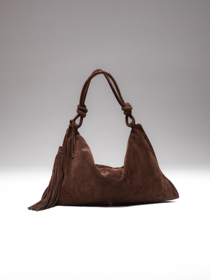 Orta Boy Süet Çanta