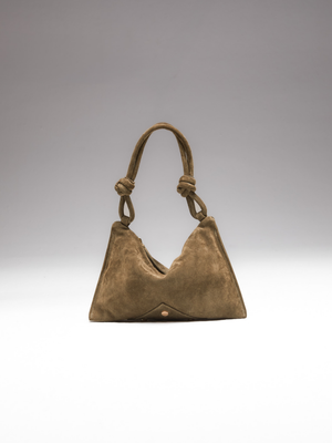 Küçük Boy Süet Çanta