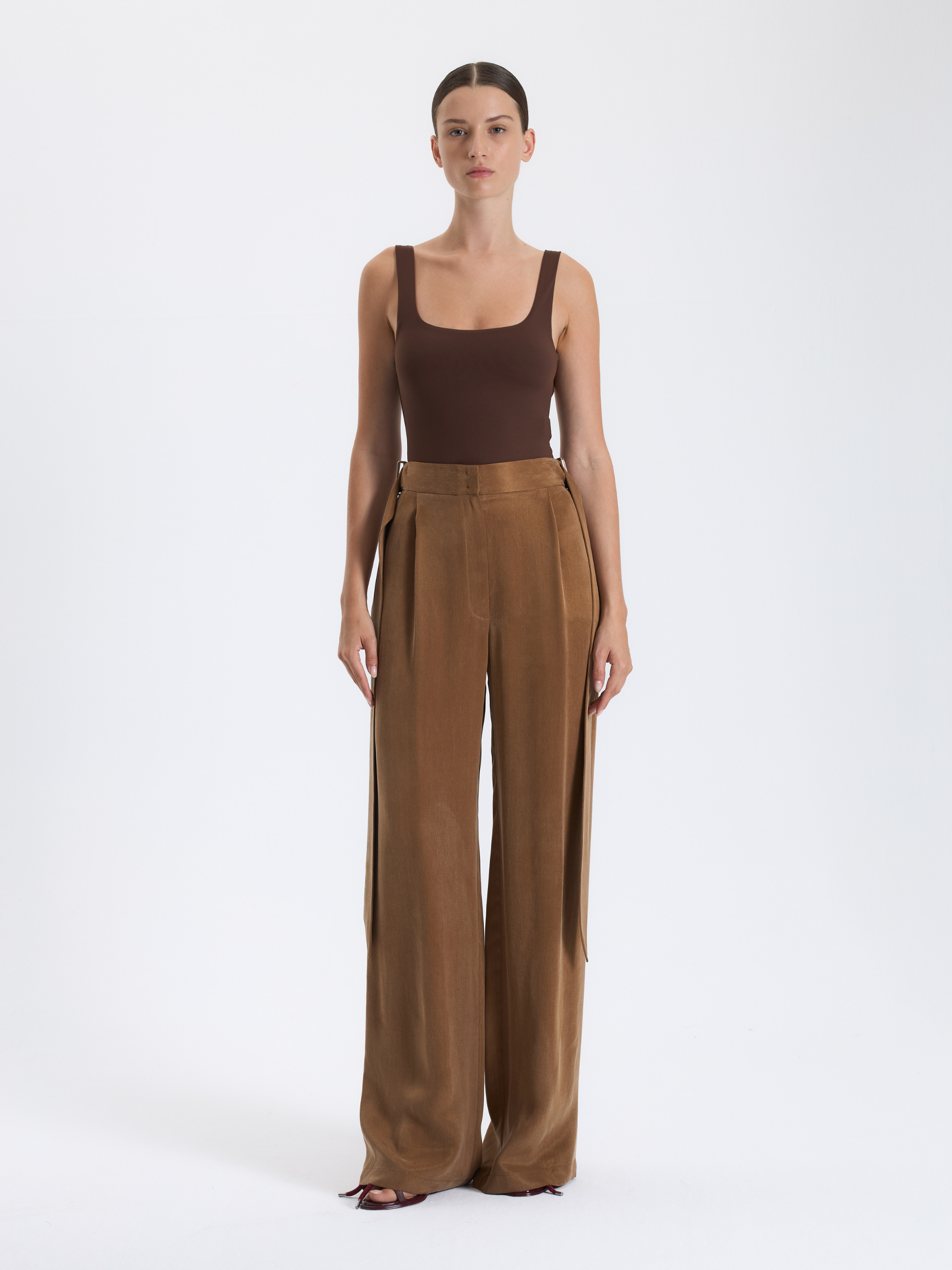 Caramel Palazzo Trousers