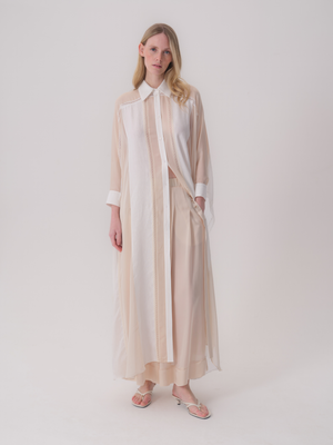 Shirt Collar Tunic Dress