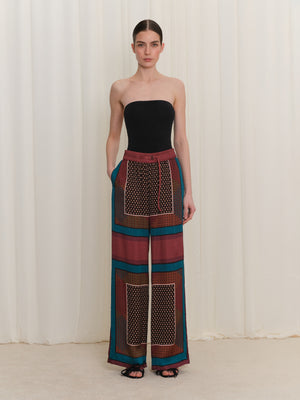 Pano Desenli Pantolon