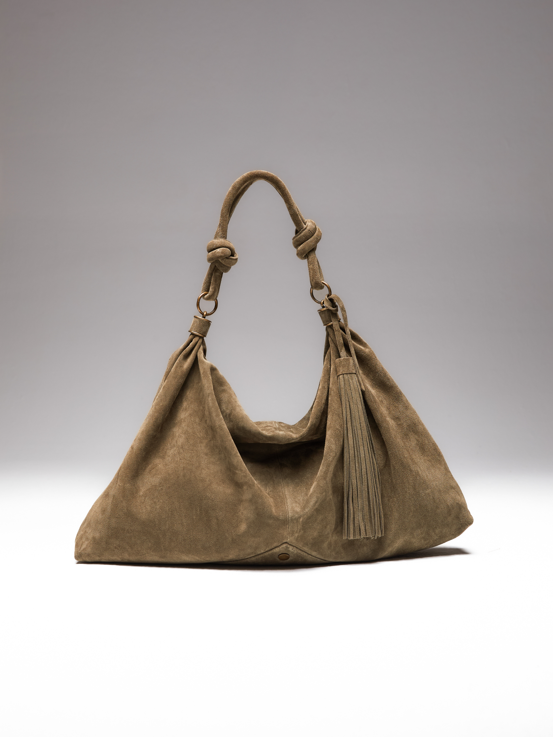 Büyük Boy Süet Çanta