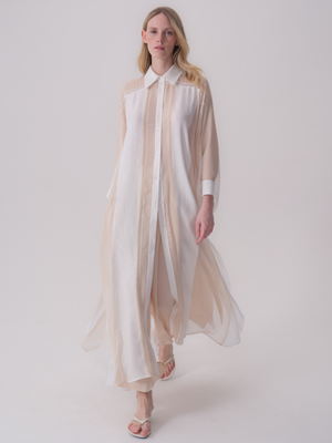 Shirt Collar Tunic Dress