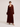 Brick Color Lined Dress