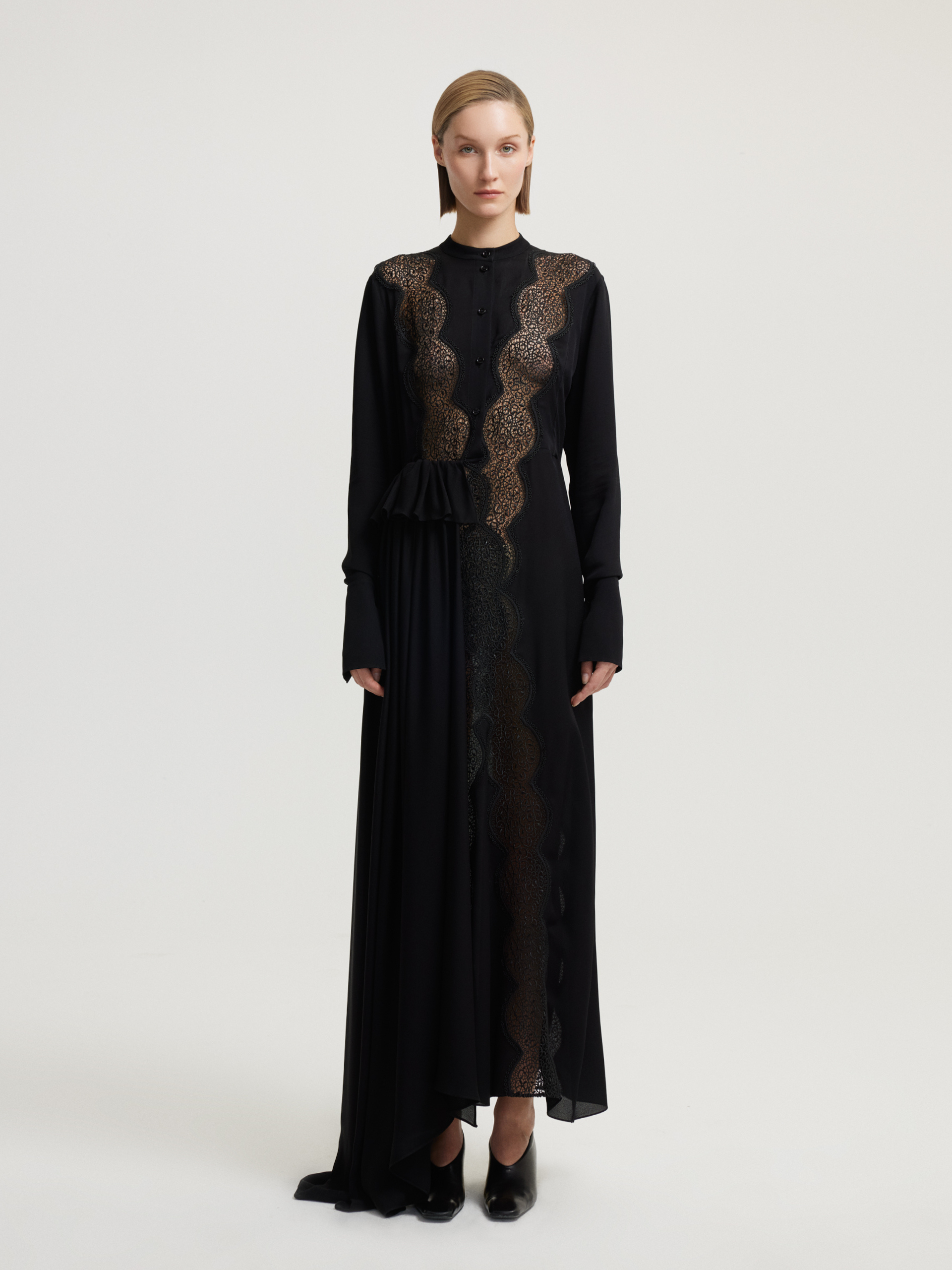 Lace Black Evening Dress