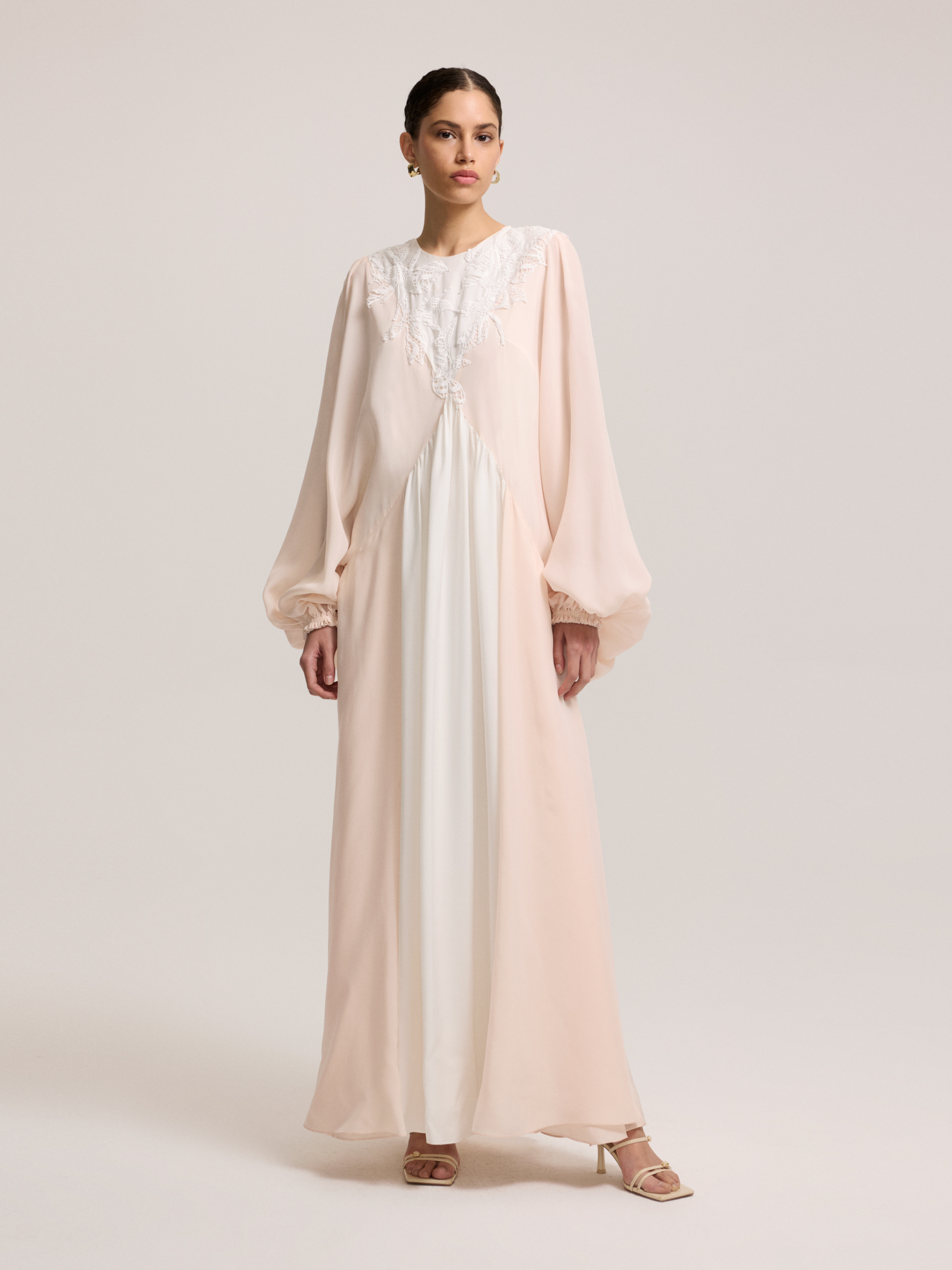 Oversize Cupro Dress