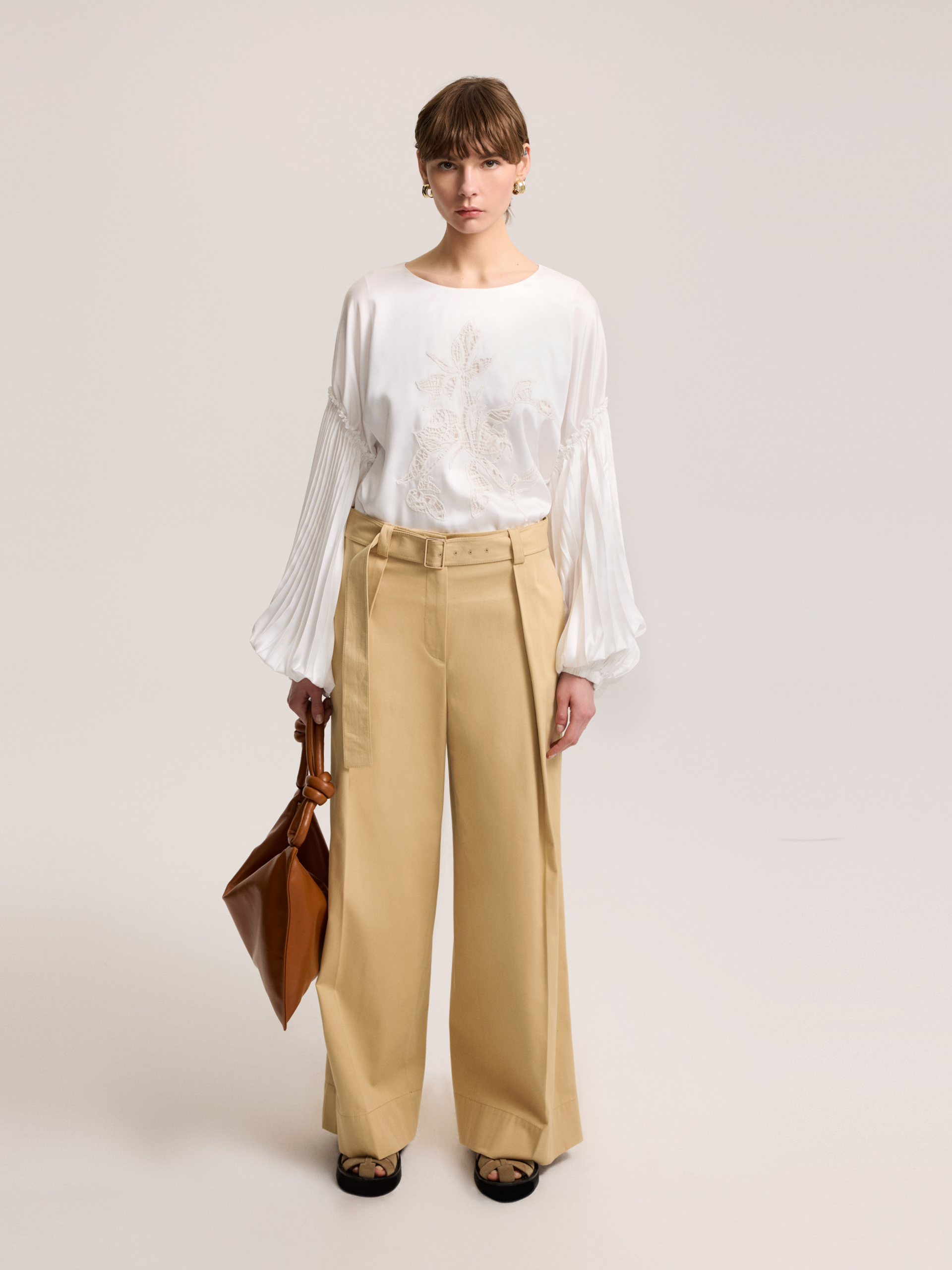 Beige Safari Trousers