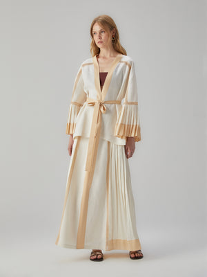 Jacket with Pleated Details 