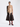 Flared Leather Skirt