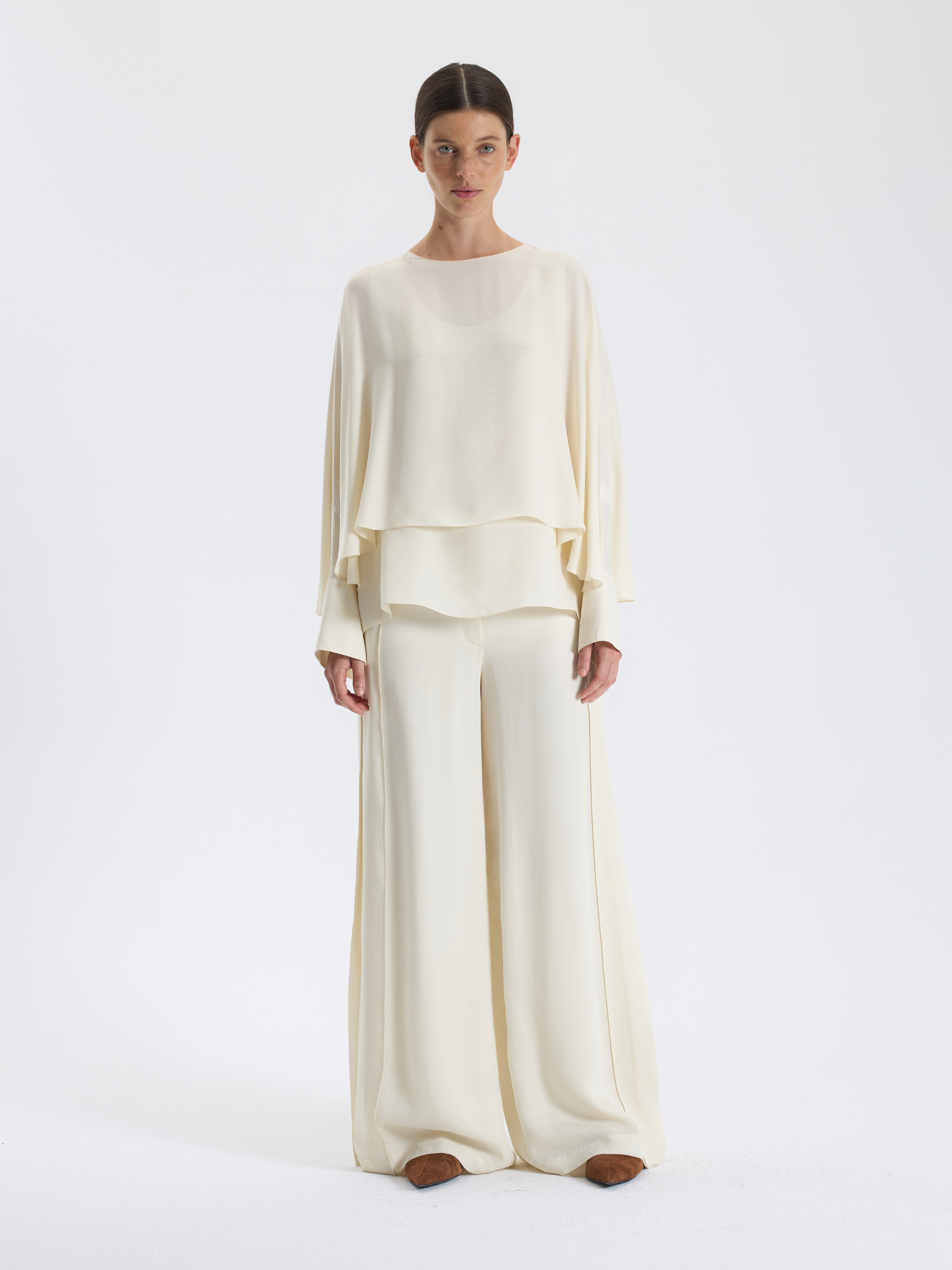 Layered Chiffon Blouse