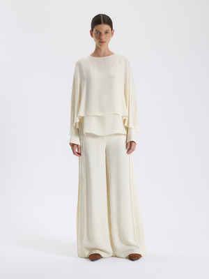 Katmanlı Şifon Bluz