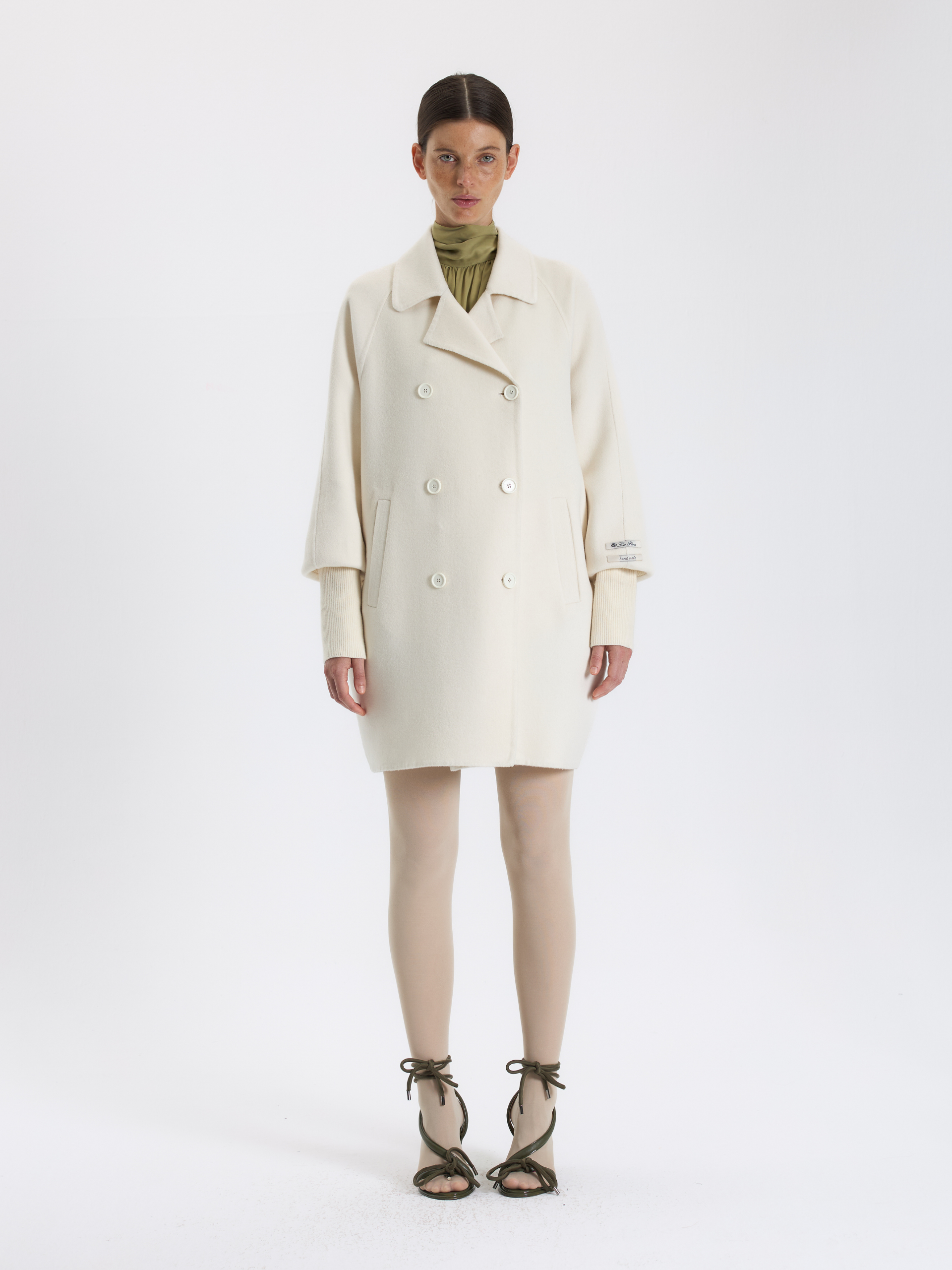 Double-Breasted Cashmere Coat